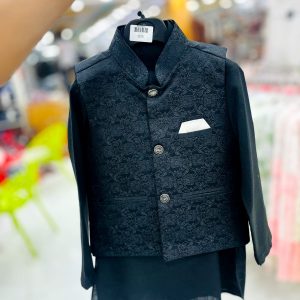 বাচ্চাদের প্রিমিয়াম কটি সহ পাঞ্জাবি সেট